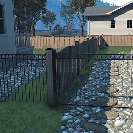 Non-Combustible Fence