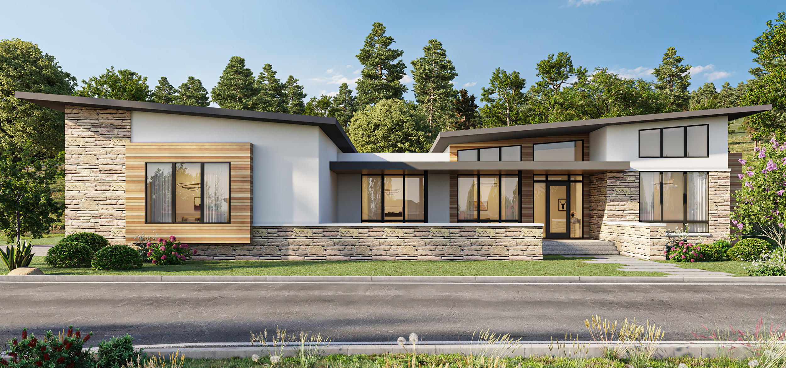 MRK Mountain Village Single Family 4100 Ranch Butterfly Final Color Render MRK Mountain Village Single Family 4100 Ranch Butterfly Final Color Render